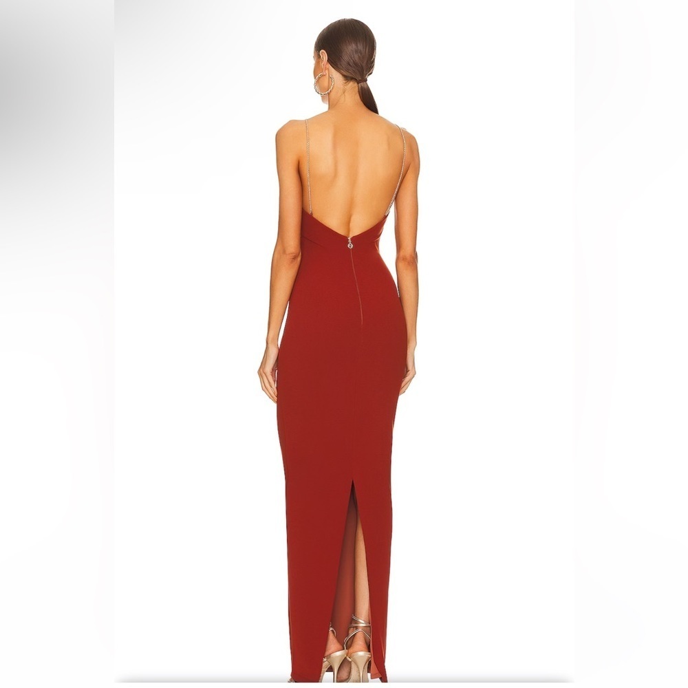 Nookie NWT Lexi Chain Gown in Rust Size Small - Picture 3 of 6